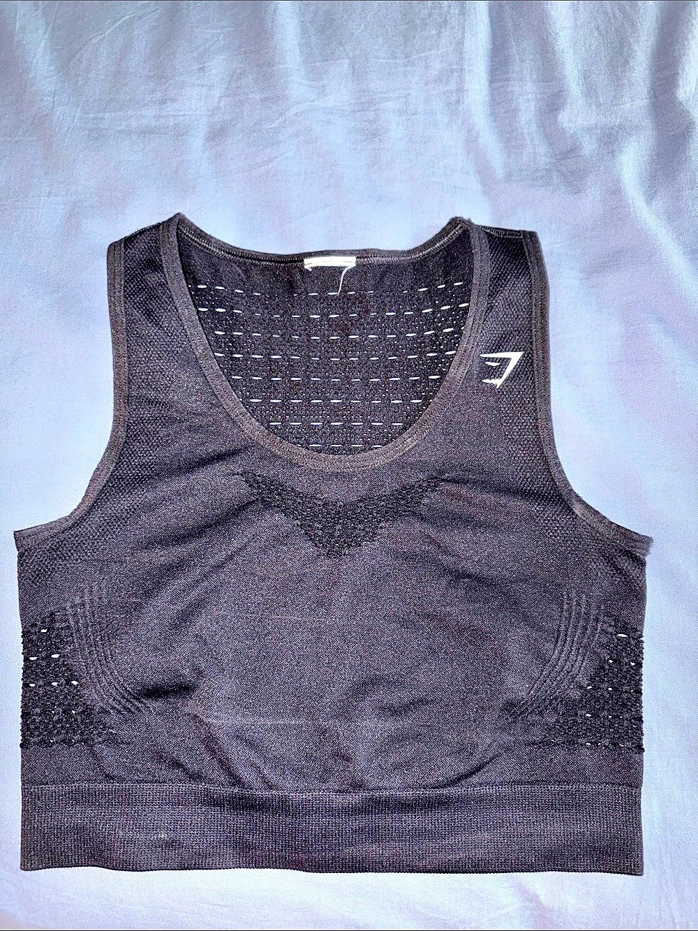 Gymshark Everyday Seamless Crop Tank Black